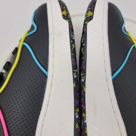 SKECHERS TOKIDOKI Womens 6.5 Shoes Upbeats RHYTHM Black Multi Sneakers - Picture 8 of 11